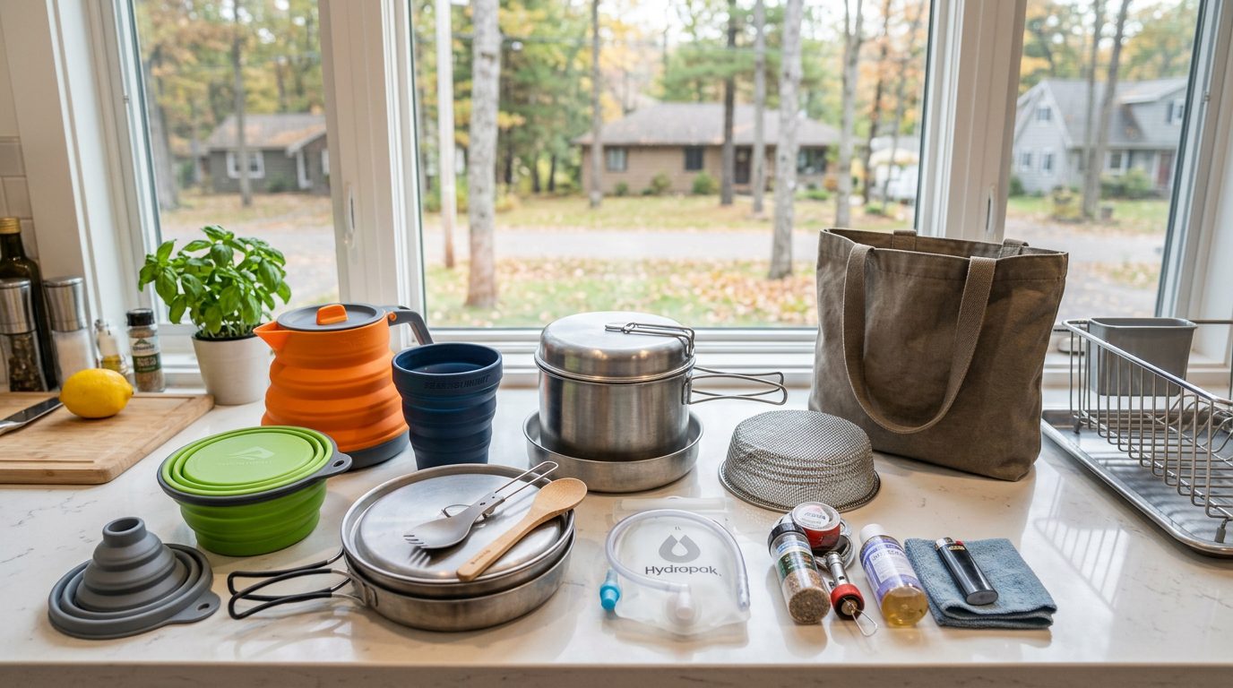 Travel mini-kitchen